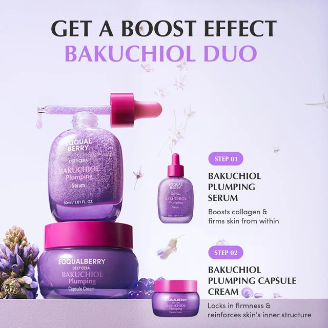 EQQUALBERRY Bakuchiol Plumping Serum (30ml)