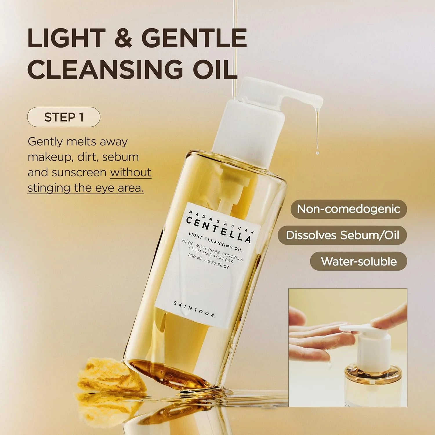 SKIN1004 Madagascar Centella Light Cleansing Oil (200ml)