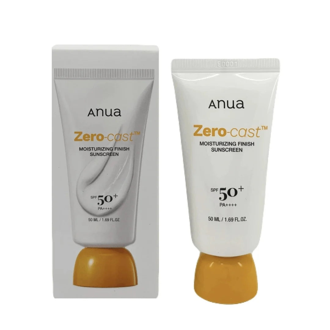 Anua Zero-Cast Moisturizing Finish Sunscreen SPF 50 (50ml)