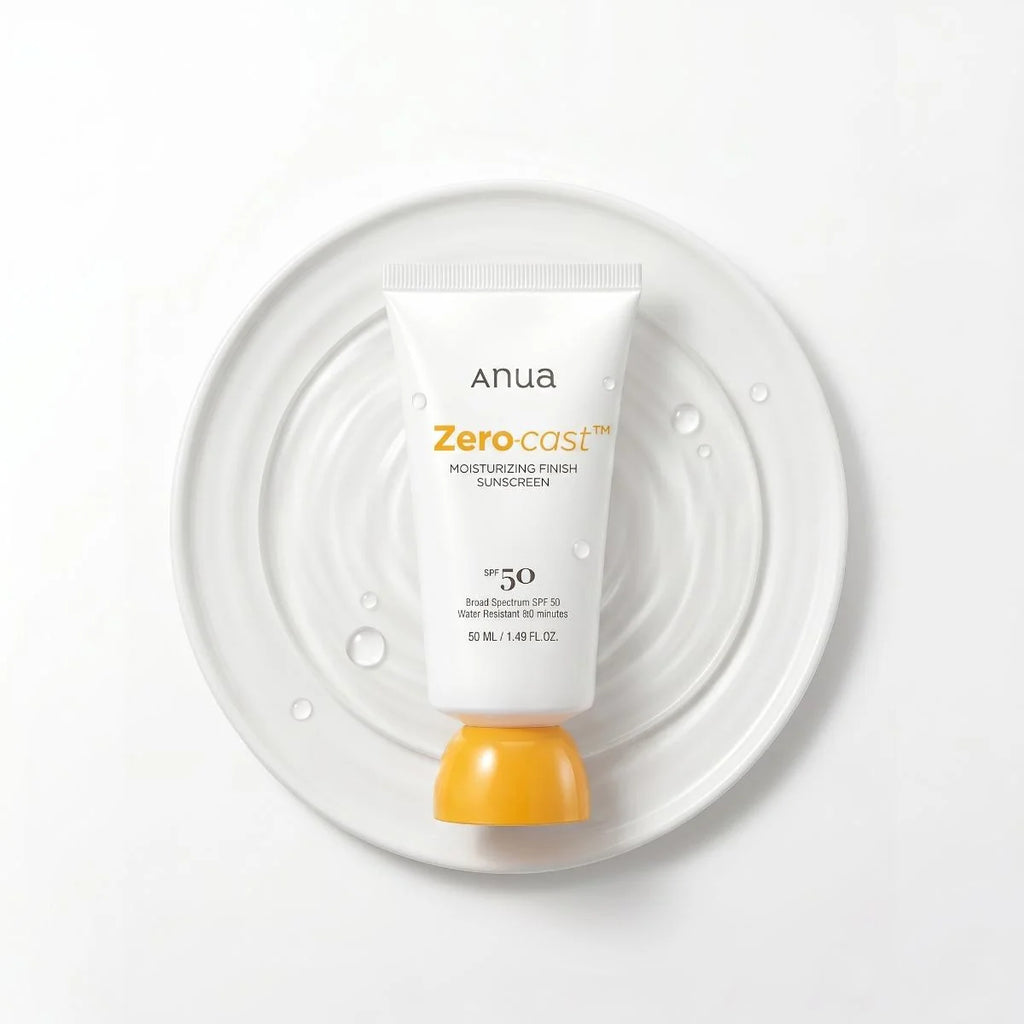 Anua Zero-Cast Moisturizing Finish Sunscreen SPF 50 (50ml)